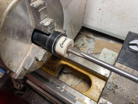 Tapping for weight bolt