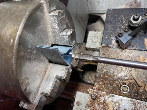 Tapping for weight bolt